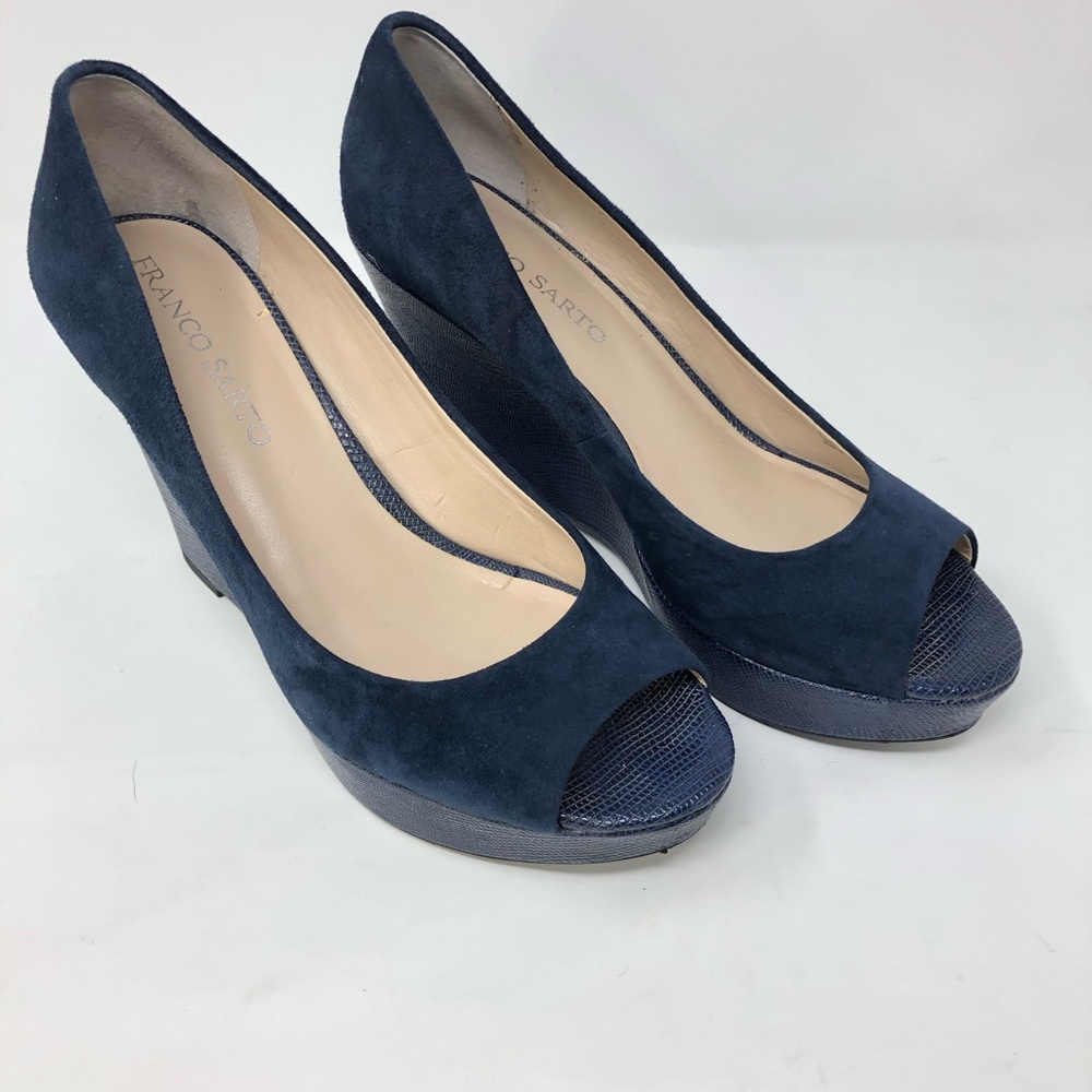 Franco Sarto L Surf Peep Toe Wedge